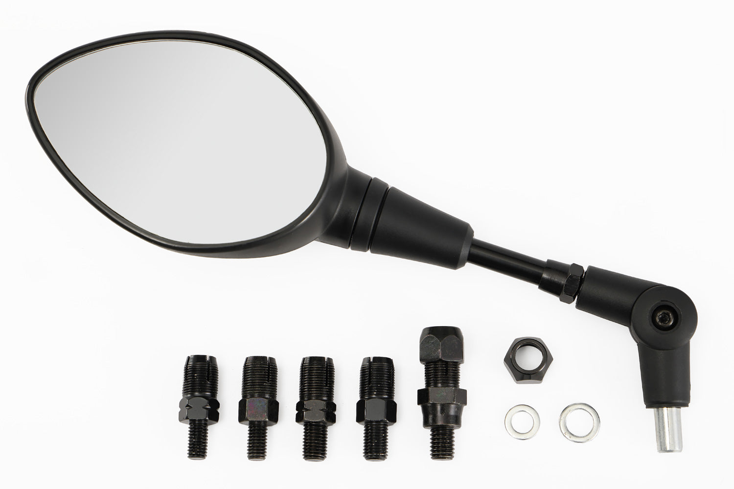 Wunderlich Ergo-Sport Motorbike Mirror Flash | Black -   Pyramid Motorcycle Accessories