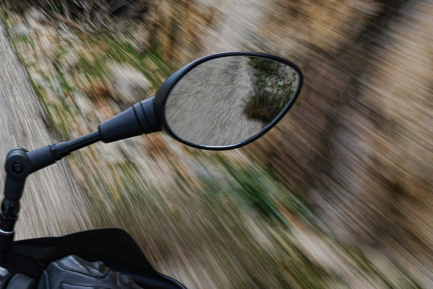 Wunderlich Ergo-Sport Motorbike Mirror Flash | Black -   Pyramid Motorcycle Accessories