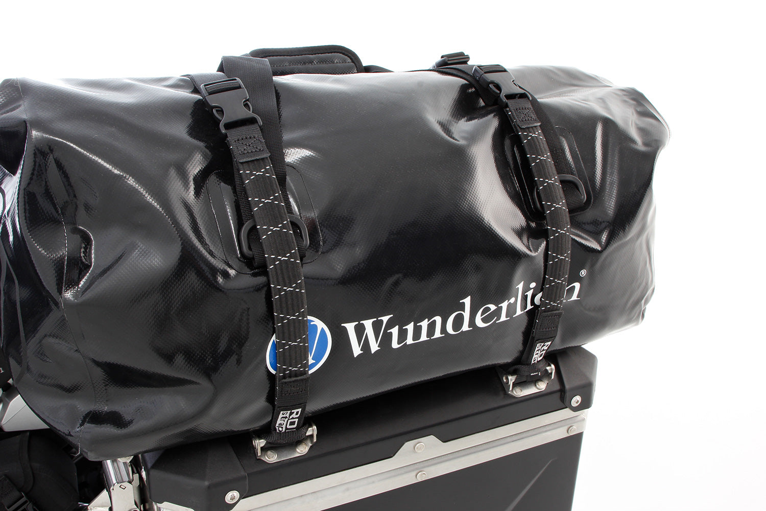 Wunderlich Rok Motorcycle Belts Heavy Duty 25 Mm Set | Black -   Pyramid Motorcycle Accessories