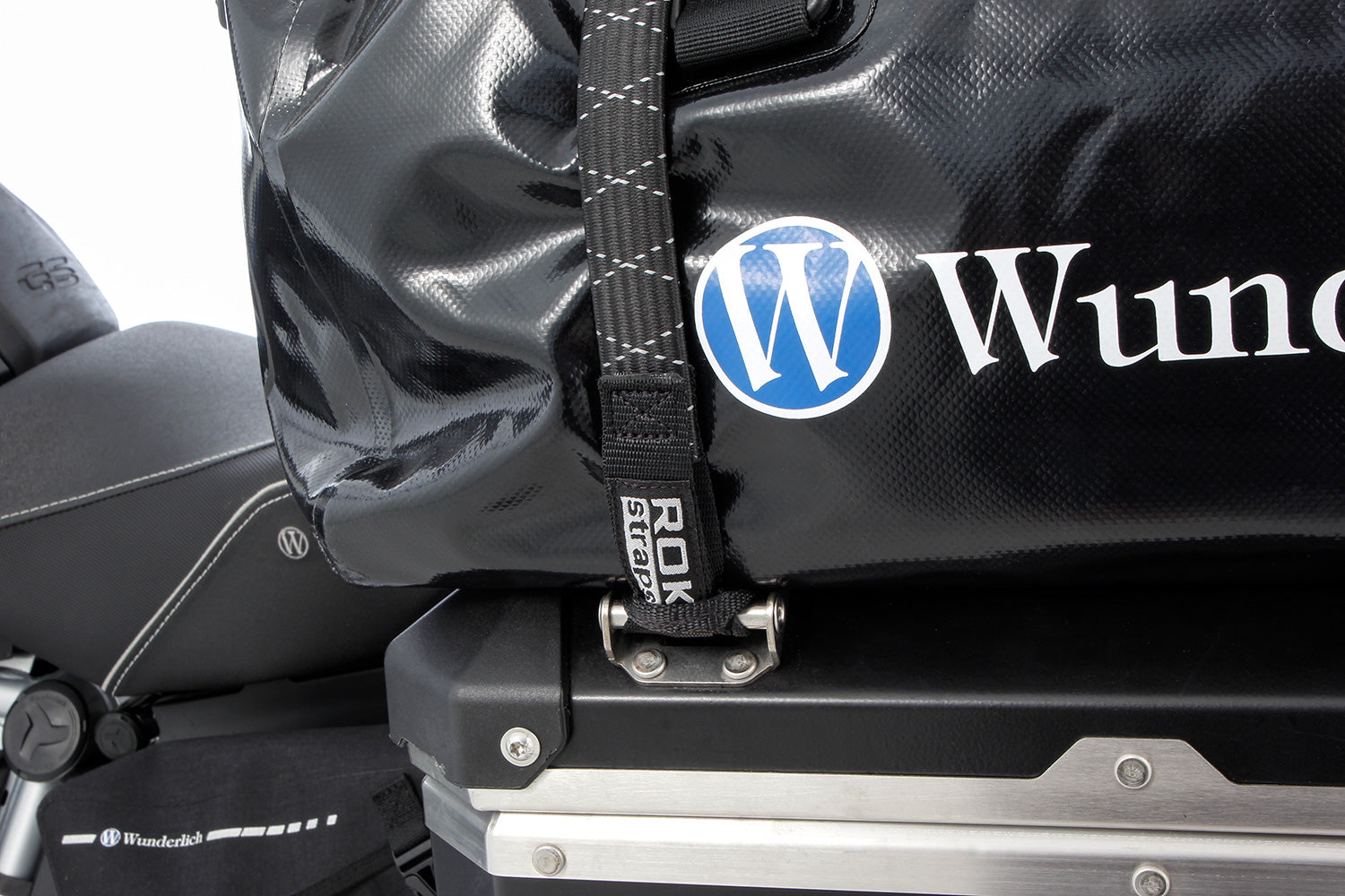 Wunderlich Rok Motorcycle Belts Heavy Duty 25 Mm Set | Black -   Pyramid Motorcycle Accessories