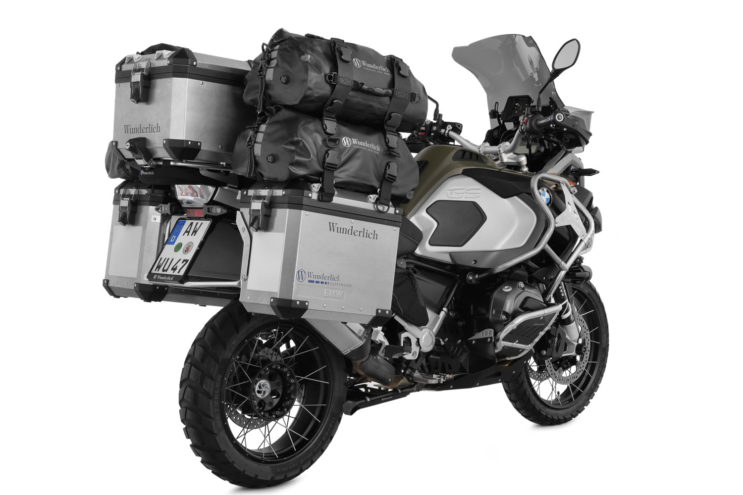 Wunderlich Rack Pack Wp40 with Quicksnap Fastener Piece | Black | BMW R 1300 GS -   Pyramid Motorcycle Accessories
