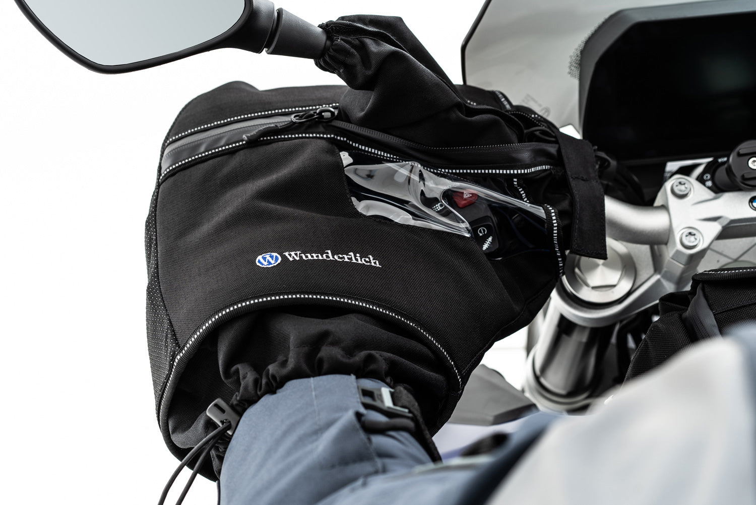 Wunderlich Handlebar Muffs Set | Black | BMW R nineT -   Pyramid Motorcycle Accessories
