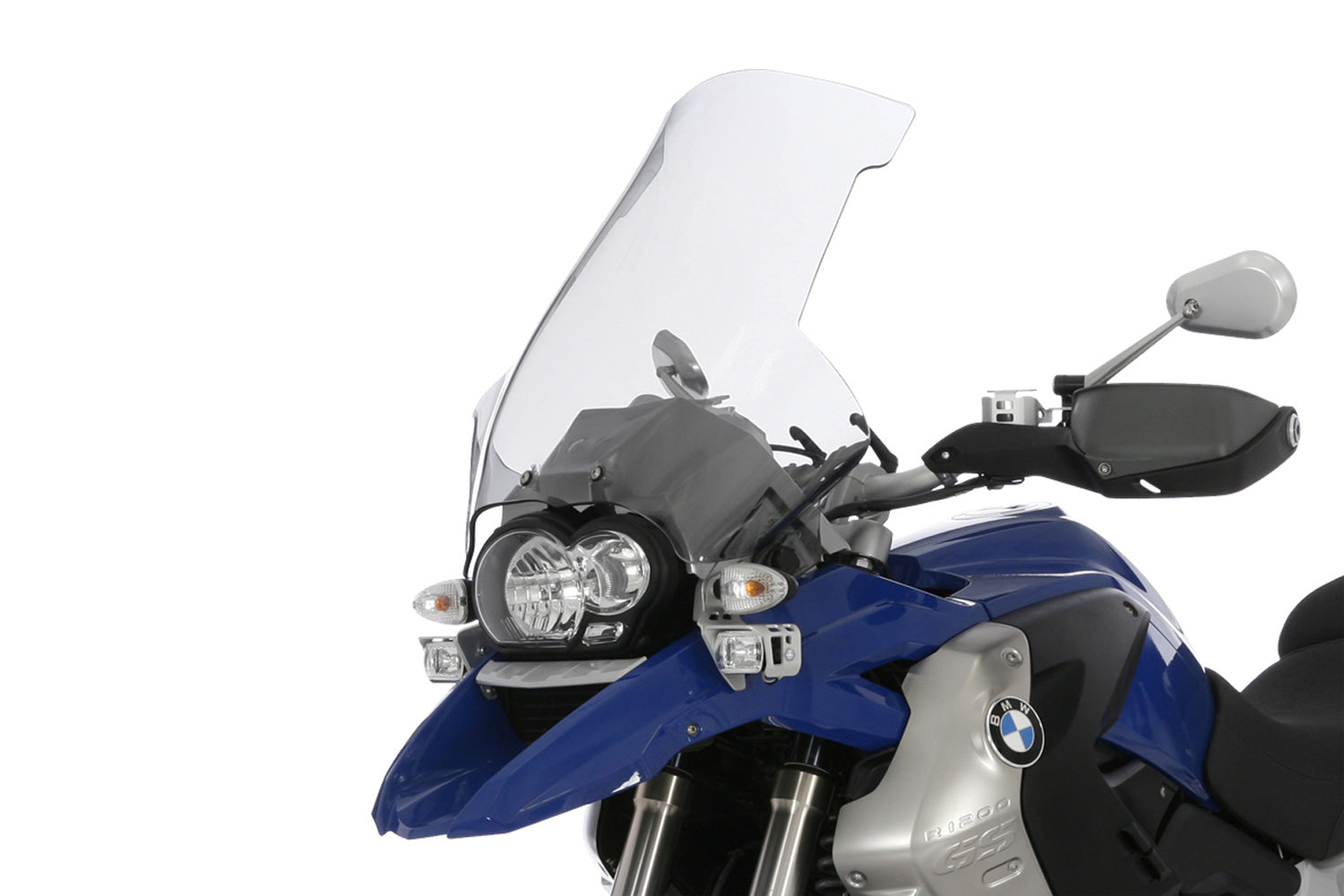 Wunderlich Windshield Marathon Carrier Short 115mm | Light Smoke | BMW F 750 GS -   Pyramid Motorcycle Accessories