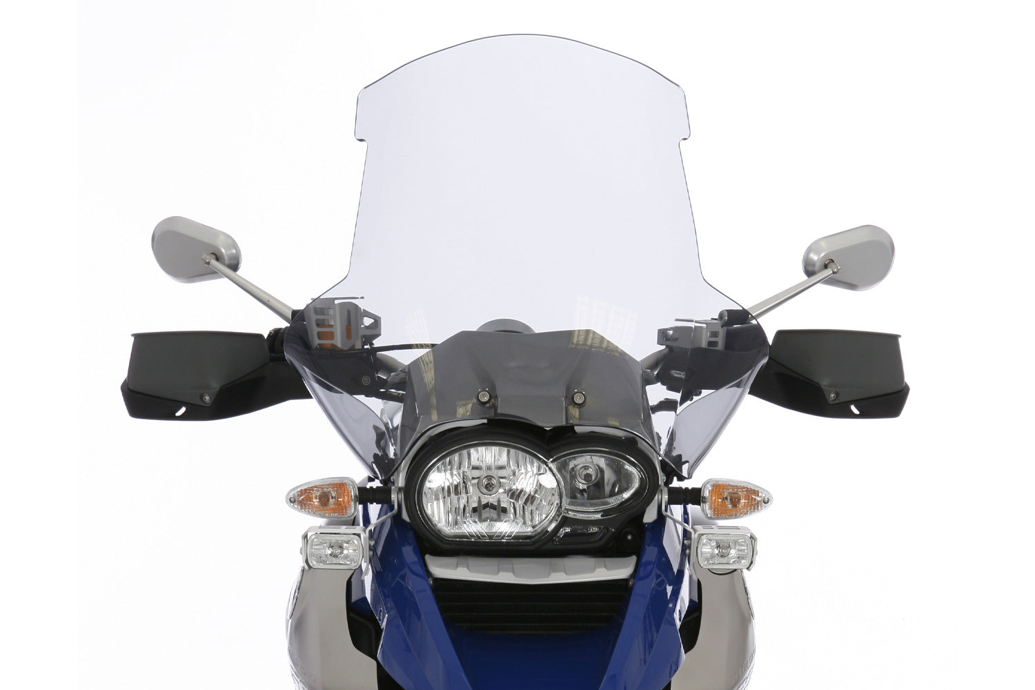 Wunderlich Windshield Marathon Carrier Short 115mm | Light Smoke | BMW F 750 GS -   Pyramid Motorcycle Accessories