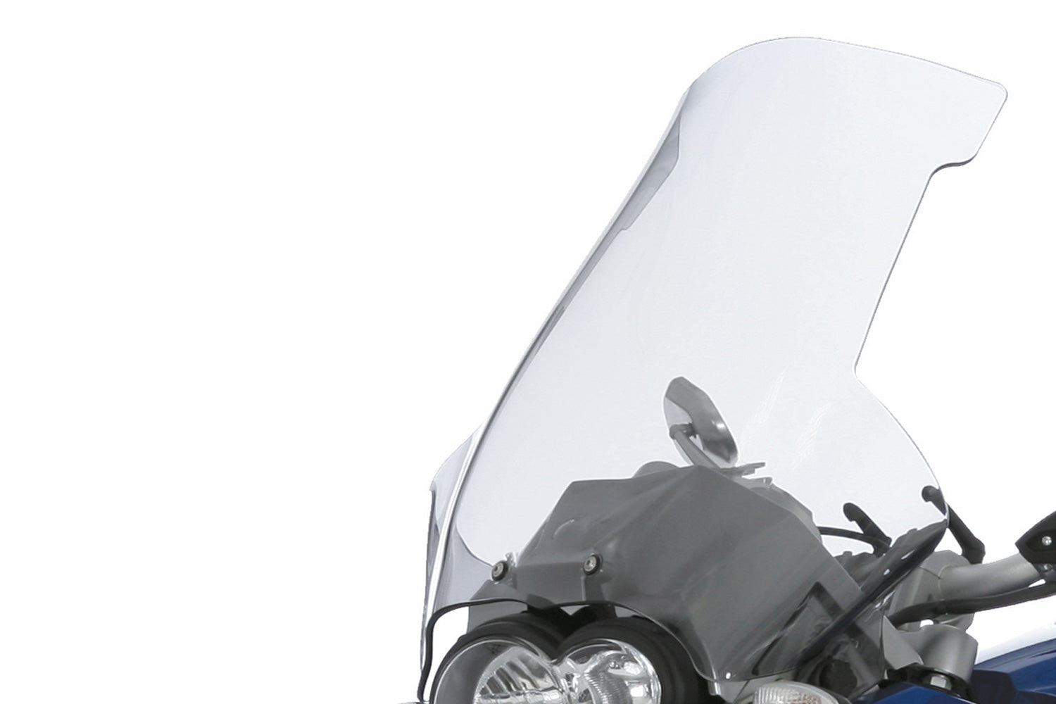 Wunderlich Windshield Marathon Carrier Short 115mm | Light Smoke | BMW F 750 GS -   Pyramid Motorcycle Accessories