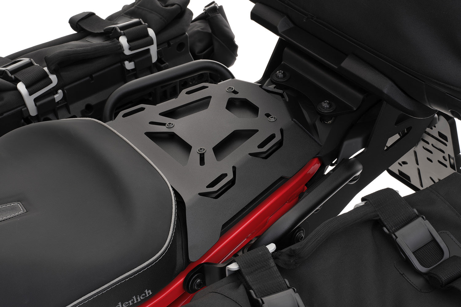 Wunderlich Universal Holder For Luggage Racks | Black | BMW R 1250 GS Adventure -   Pyramid Motorcycle Accessories