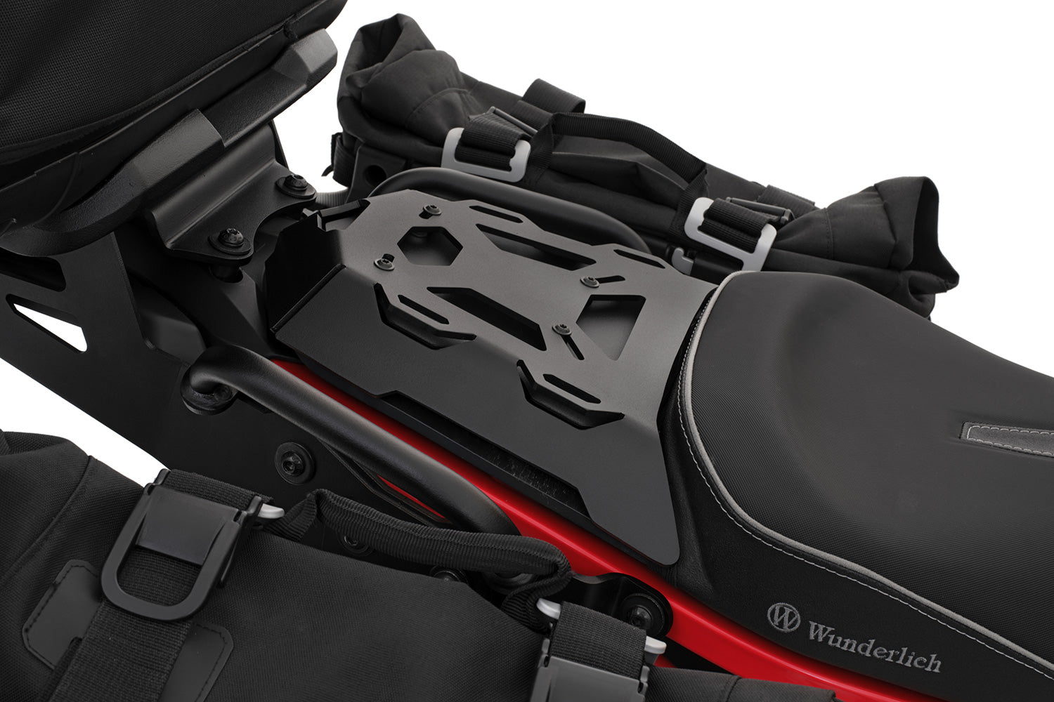 Wunderlich Universal Holder For Luggage Racks | Black | BMW R 1250 GS Adventure -   Pyramid Motorcycle Accessories