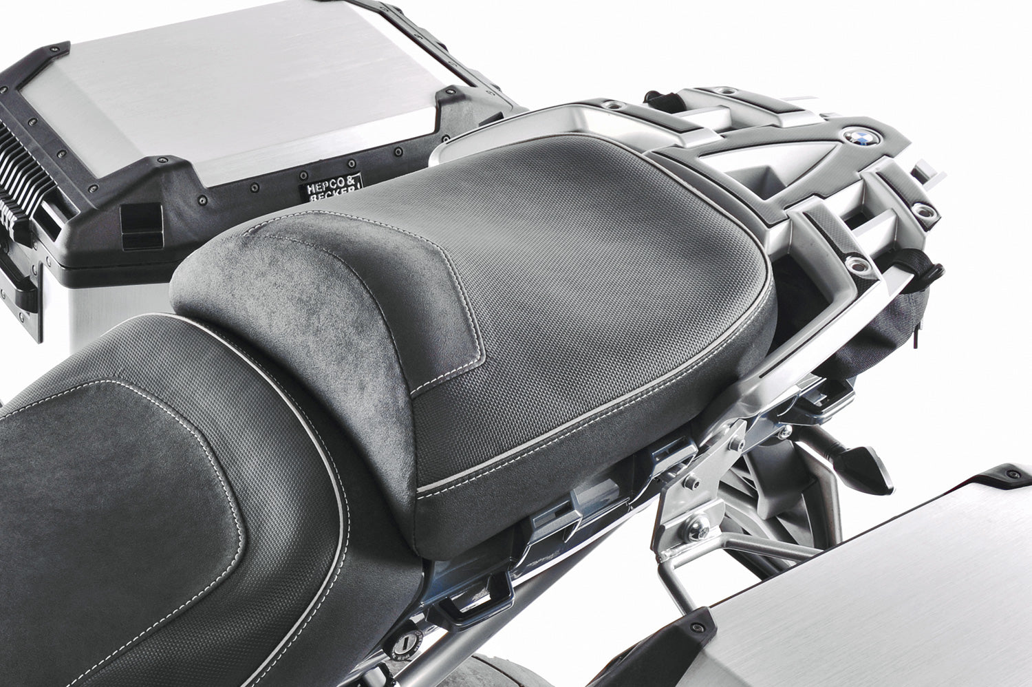 Wunderlich Passenger Seat Aktivkomfort Rear | Black | BMW R nineT -   Pyramid Motorcycle Accessories