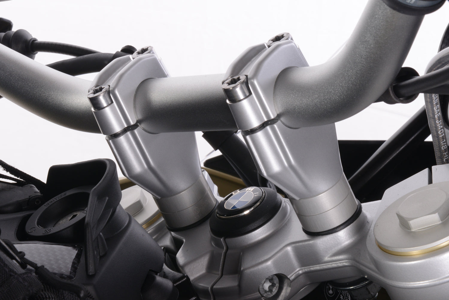 Wunderlich Handlebar Riser Ergo 20mm | Black | BMW S 1000 XR -   Pyramid Motorcycle Accessories