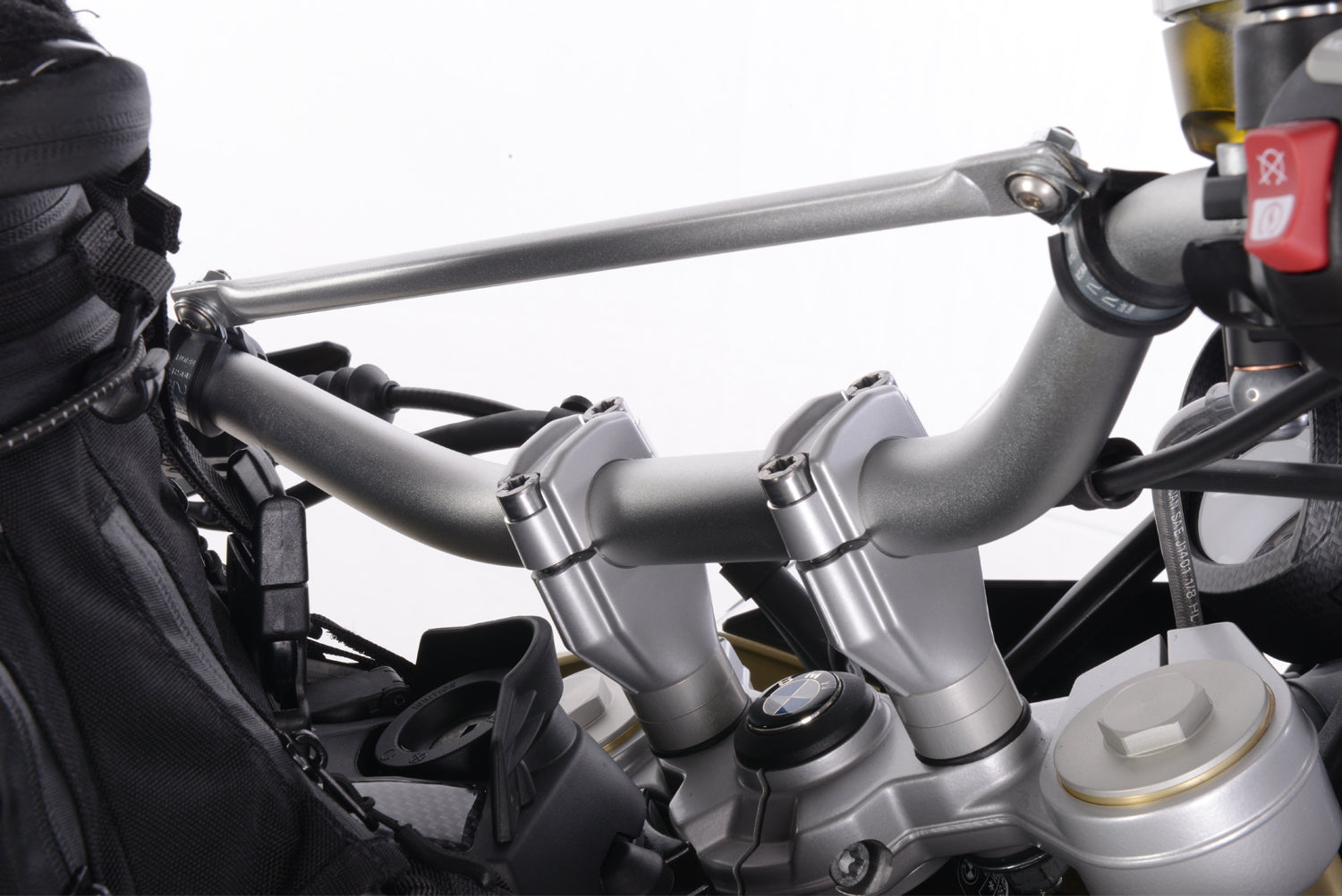 Wunderlich Handlebar Riser Ergo 20mm | Black | BMW S 1000 XR -   Pyramid Motorcycle Accessories