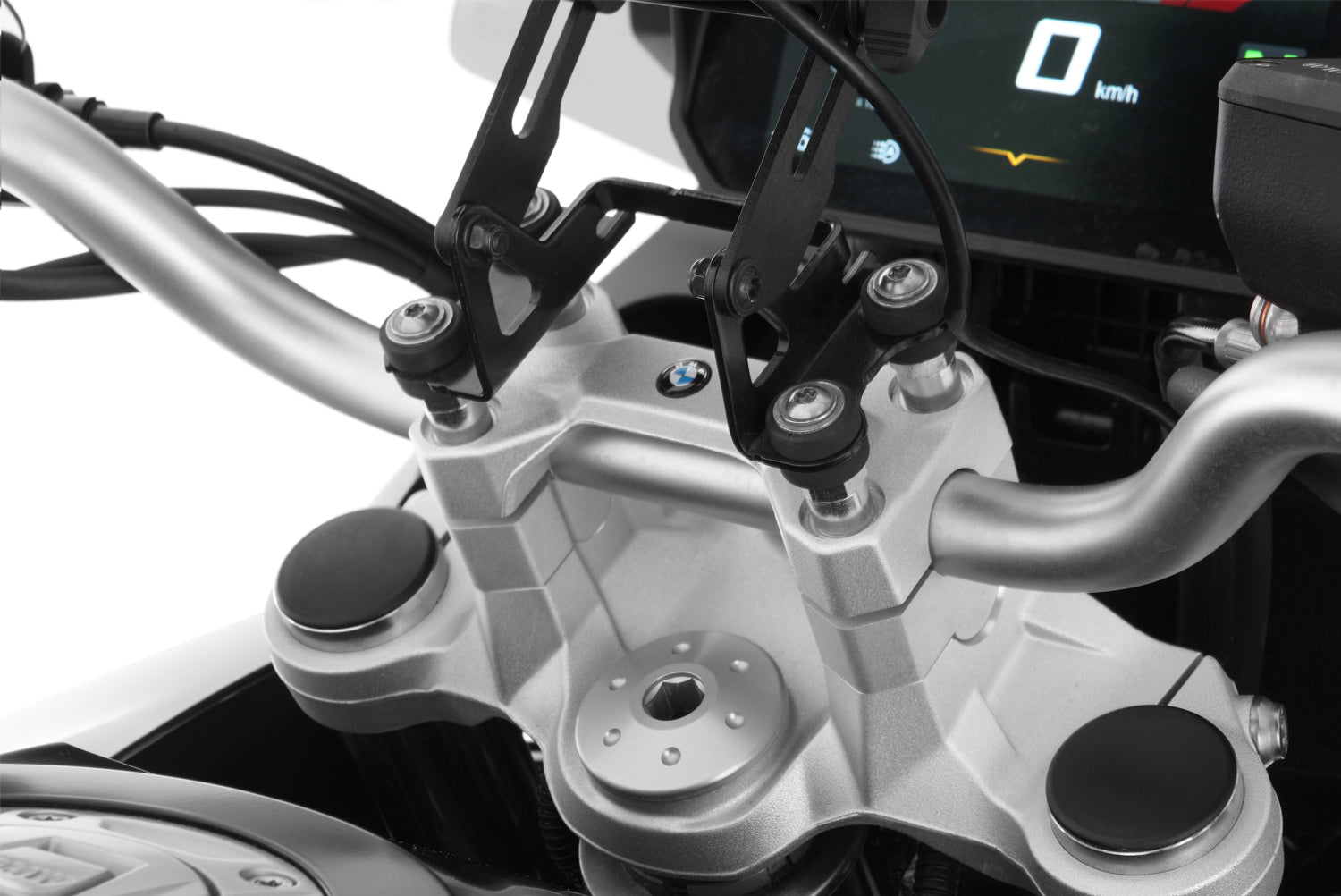 Wunderlich Ergo Handlebar Riser For Models | Silver | R 1300 R -   Pyramid Motorcycle Accessories