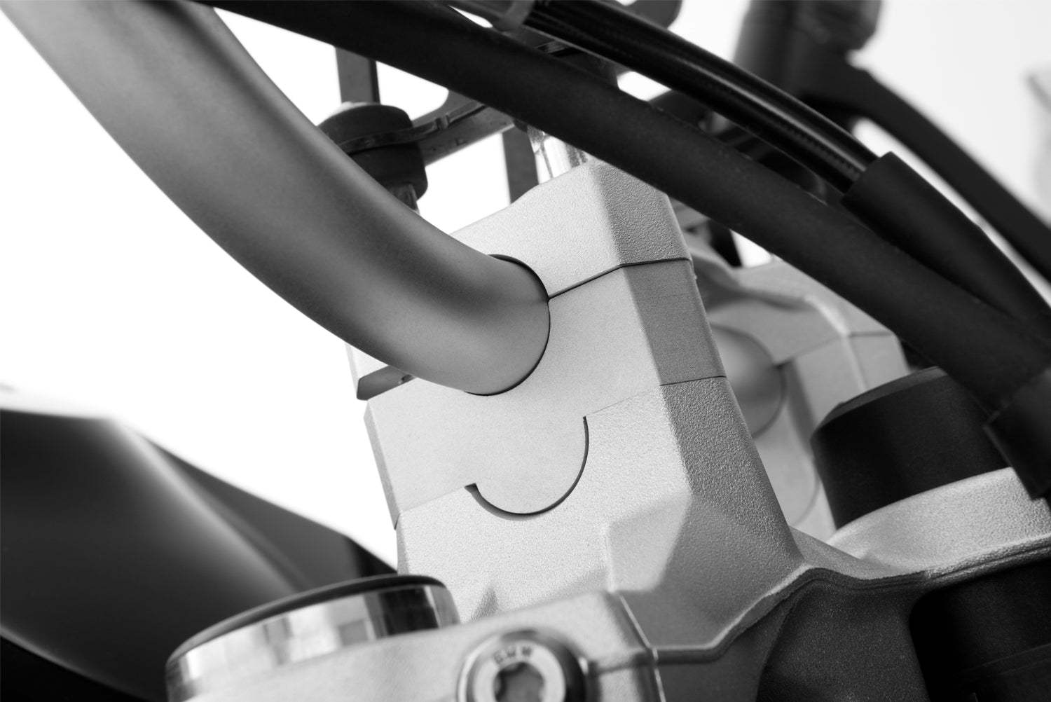 Wunderlich Ergo Handlebar Riser For Models | Silver | R 1300 R -   Pyramid Motorcycle Accessories