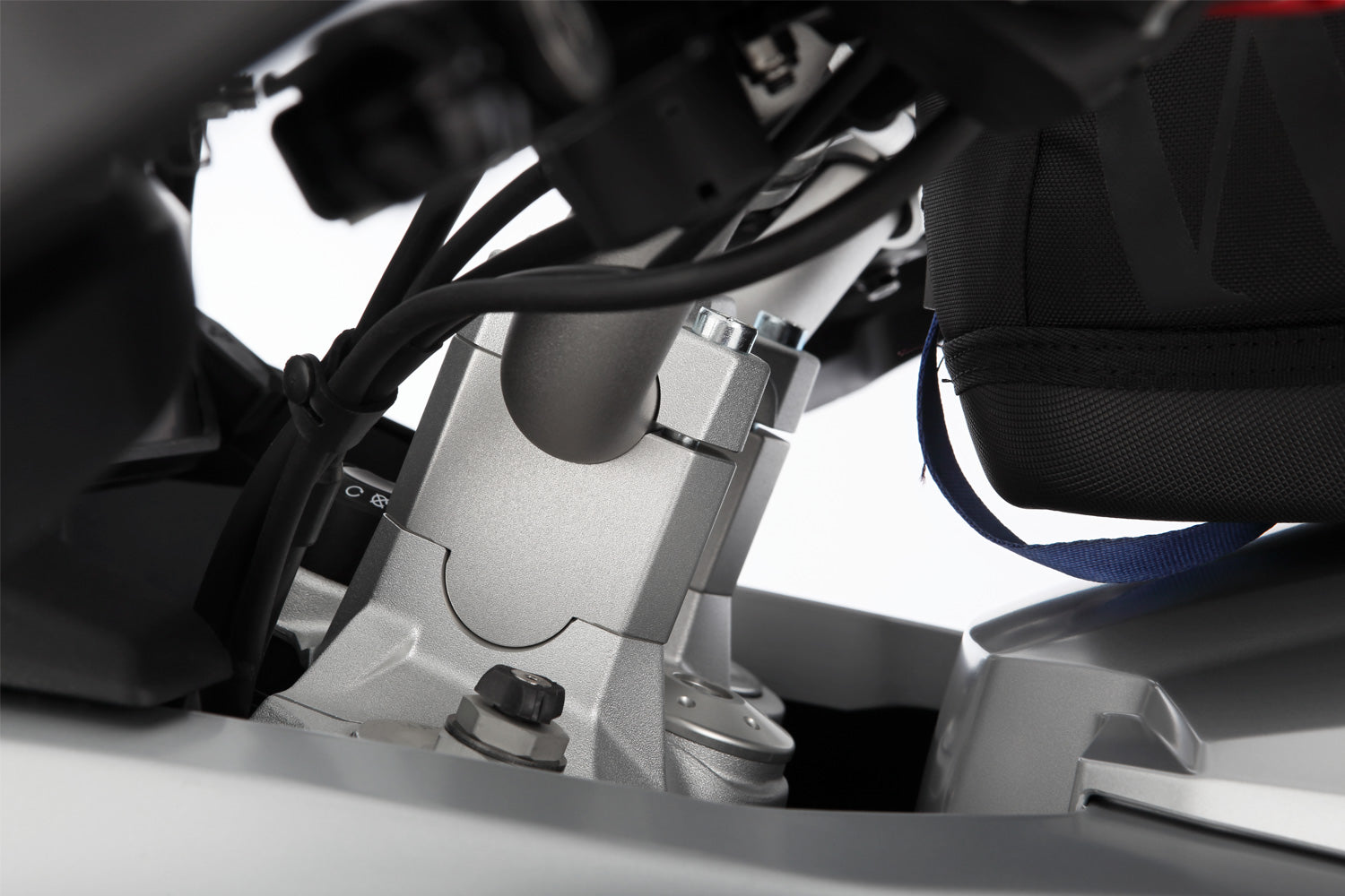 Wunderlich Handlebar Riser Ergo 40mm | Silver | BMW R 12 -   Pyramid Motorcycle Accessories