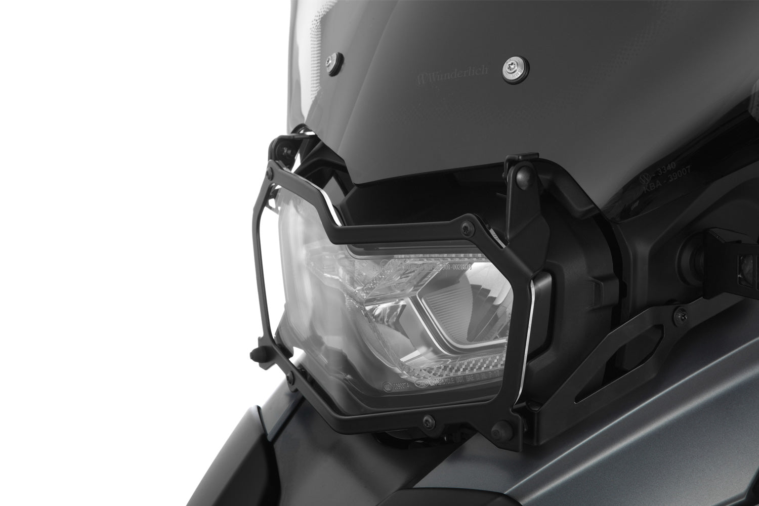Wunderlich Headlight Protector Foldable Clear | Black | BMW R 1200 GS -   Pyramid Motorcycle Accessories