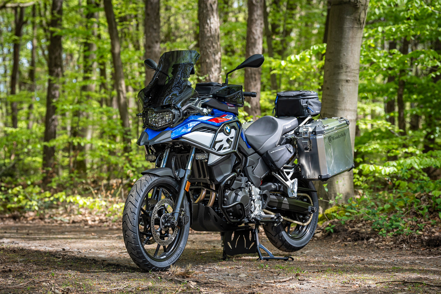 Wunderlich Spike-Kit Side Stand Plate | Black | BMW R nineT -   Pyramid Motorcycle Accessories