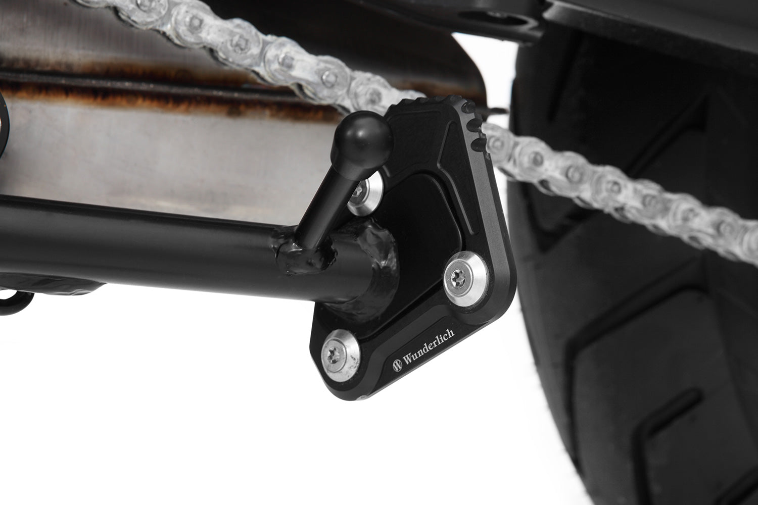 Wunderlich Side Stand Enlarger | Black | BMW F 900 XR -   Pyramid Motorcycle Accessories