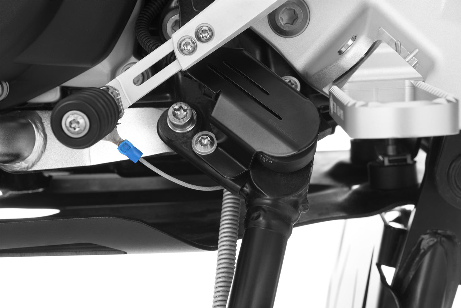 Wunderlich Side Stand Sensor Guard | Black | BMW F 900 GS -   Pyramid Motorcycle Accessories