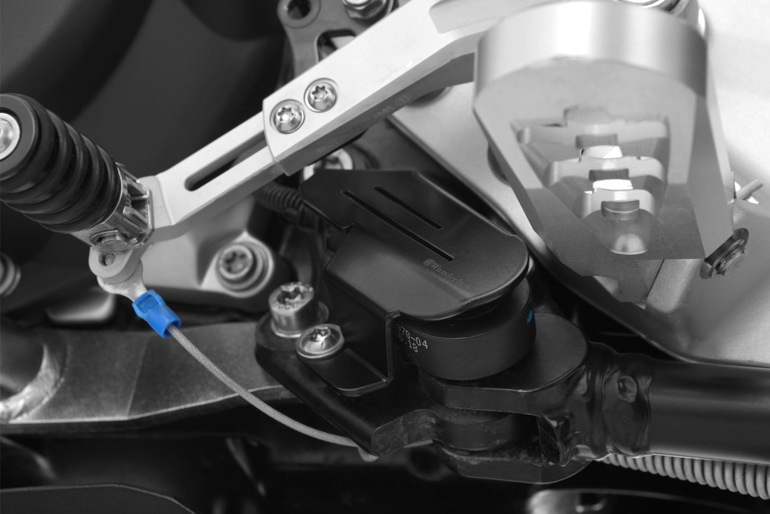 Wunderlich Side Stand Sensor Guard | Black | BMW F 900 GS -   Pyramid Motorcycle Accessories