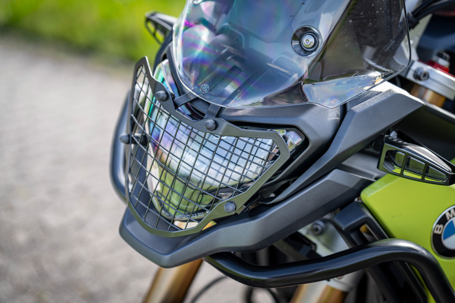 Wunderlich Headlight Protector without Screen Reinforcement Bracket | Black | BMW F 750 GS -   Pyramid Motorcycle Accessories