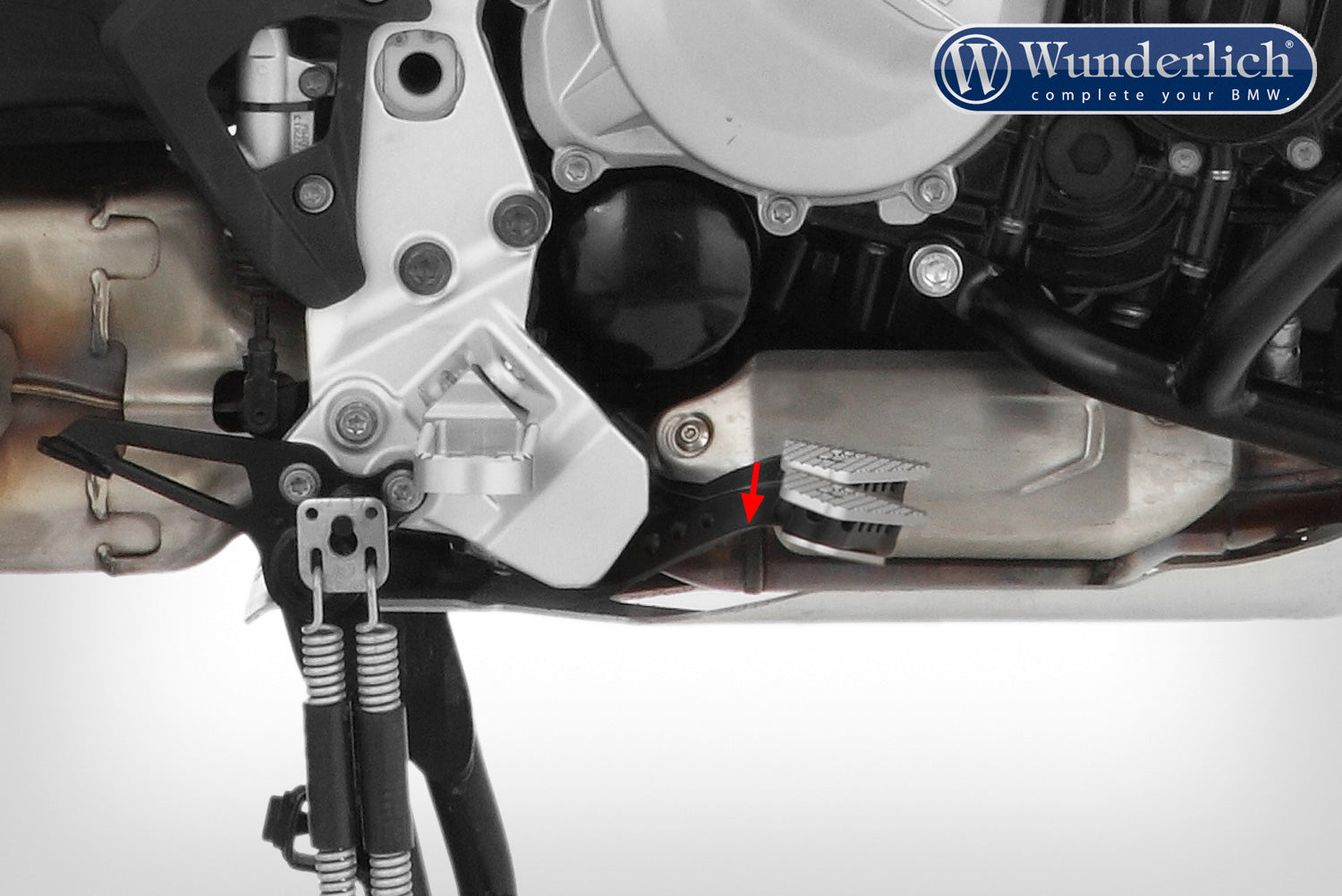 Wunderlich Foot Brake Lever Lowering Kit | Silver | BMW F 900 GS -   Pyramid Motorcycle Accessories