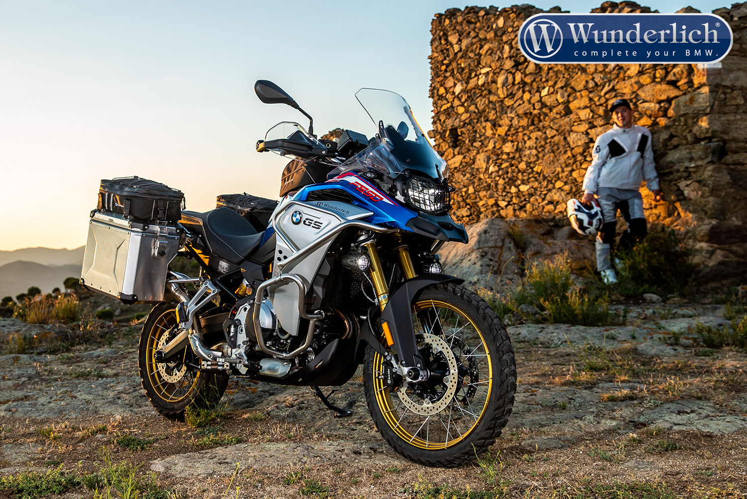 Wunderlich Foot Brake Lever Lowering Kit | Silver | BMW F 900 GS -   Pyramid Motorcycle Accessories