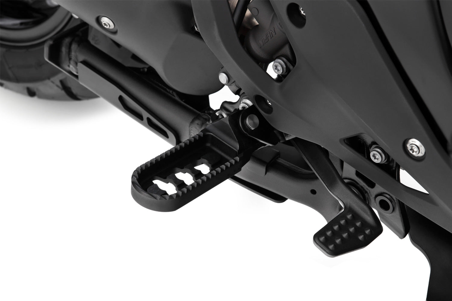Wunderlich Lower Footrests Ergo-Comfort | Black | BMW R 1300 GS -   Pyramid Motorcycle Accessories