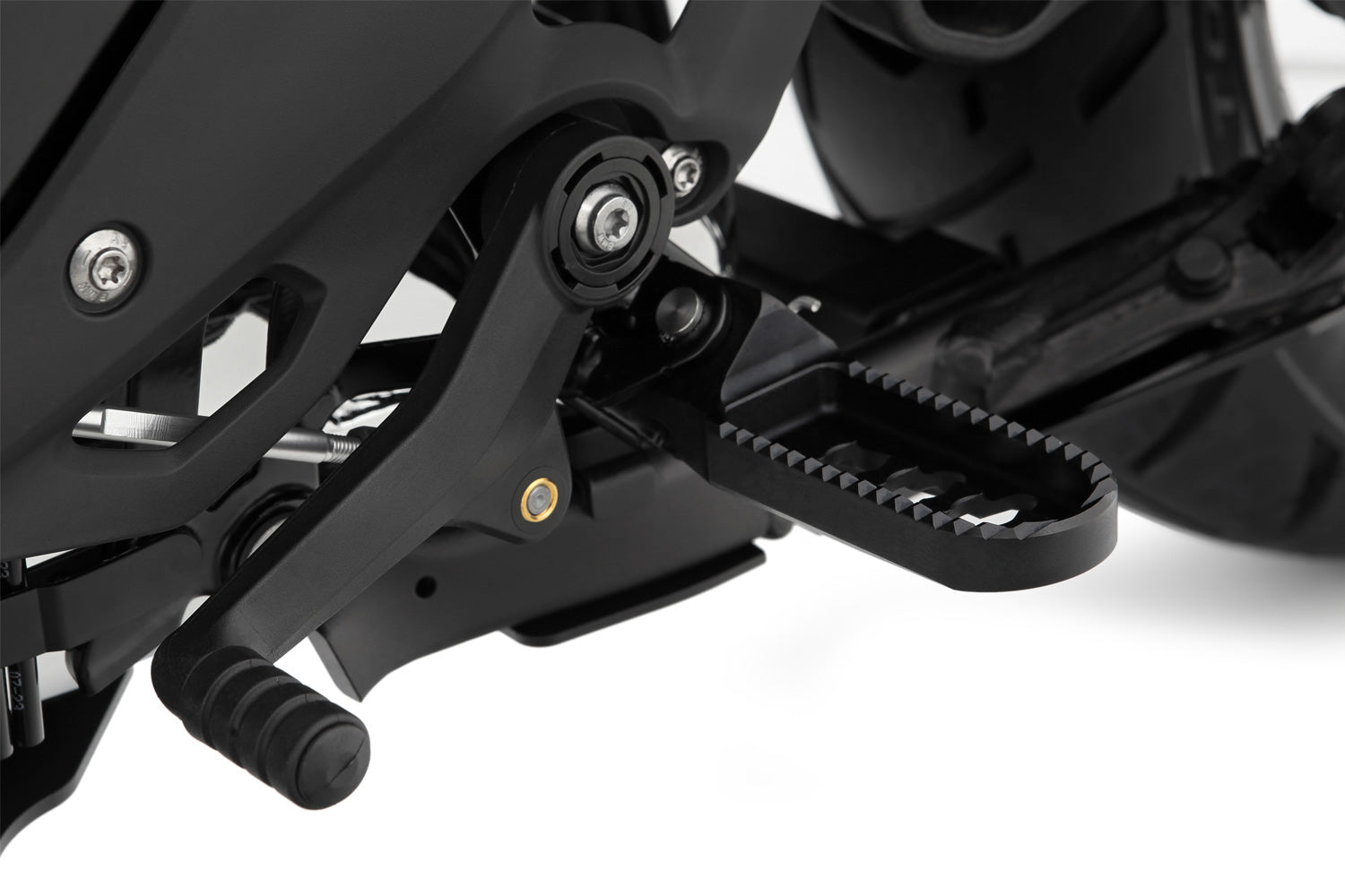 Wunderlich Lower Footrests Ergo-Comfort | Black | BMW R 1300 GS -   Pyramid Motorcycle Accessories