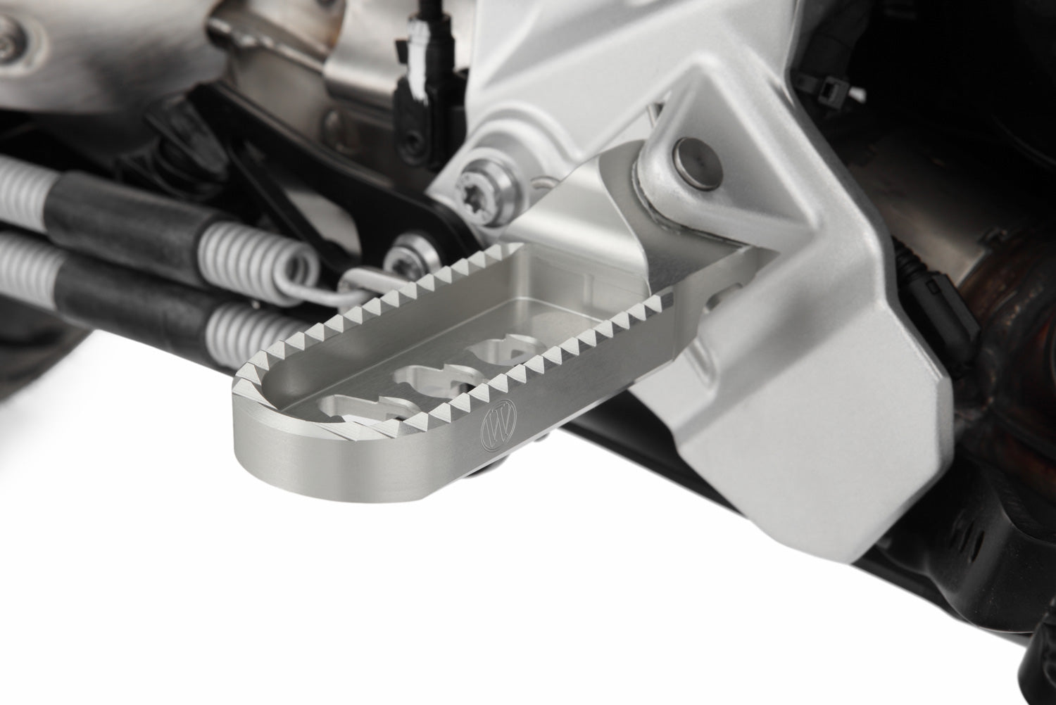 Wunderlich Lower Footrests Ergo-Comfort | Silver | BMW M 1000 R -   Pyramid Motorcycle Accessories