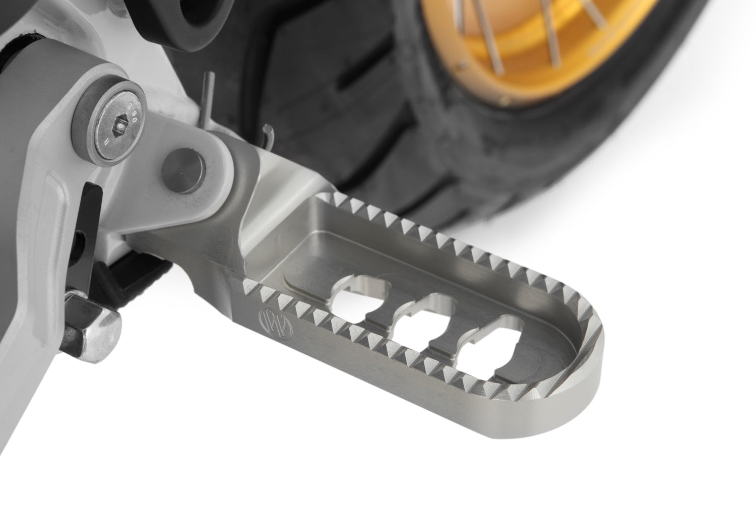 Wunderlich Lower Footrests Ergo-Comfort | Silver | BMW M 1000 R -   Pyramid Motorcycle Accessories