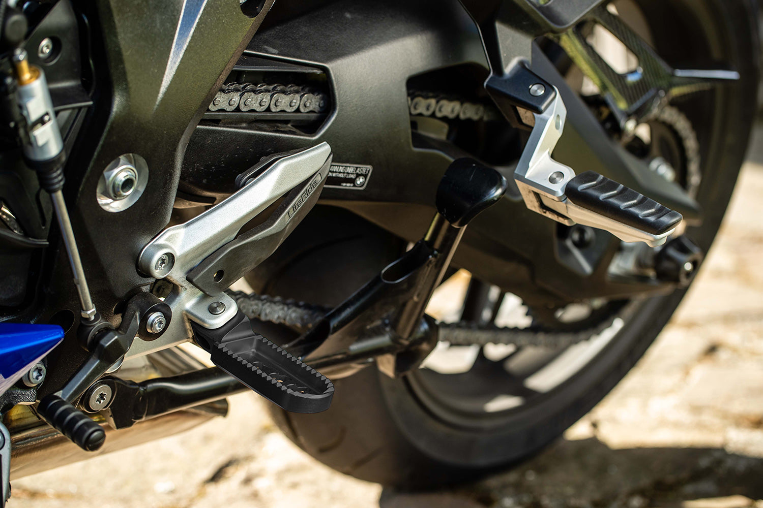 Wunderlich Vario Footrest Evo1 Pair | Black | BMW R nineT -   Pyramid Motorcycle Accessories