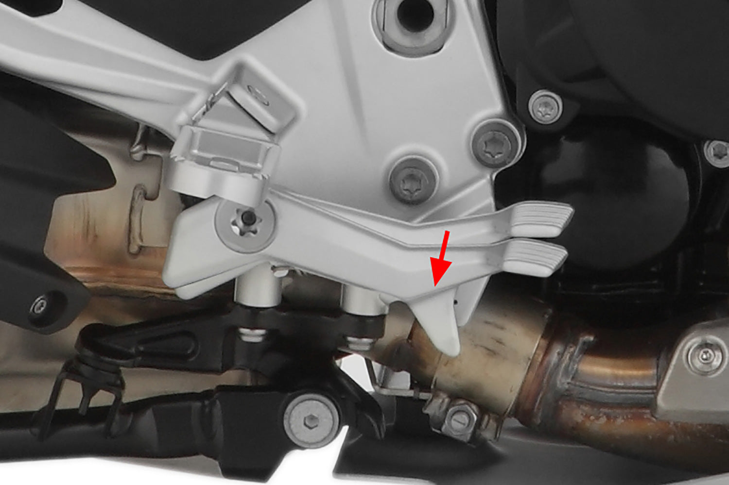 Wunderlich Foot Brake Lever Lowering Kit | Silver | BMW F 900 XR -   Pyramid Motorcycle Accessories