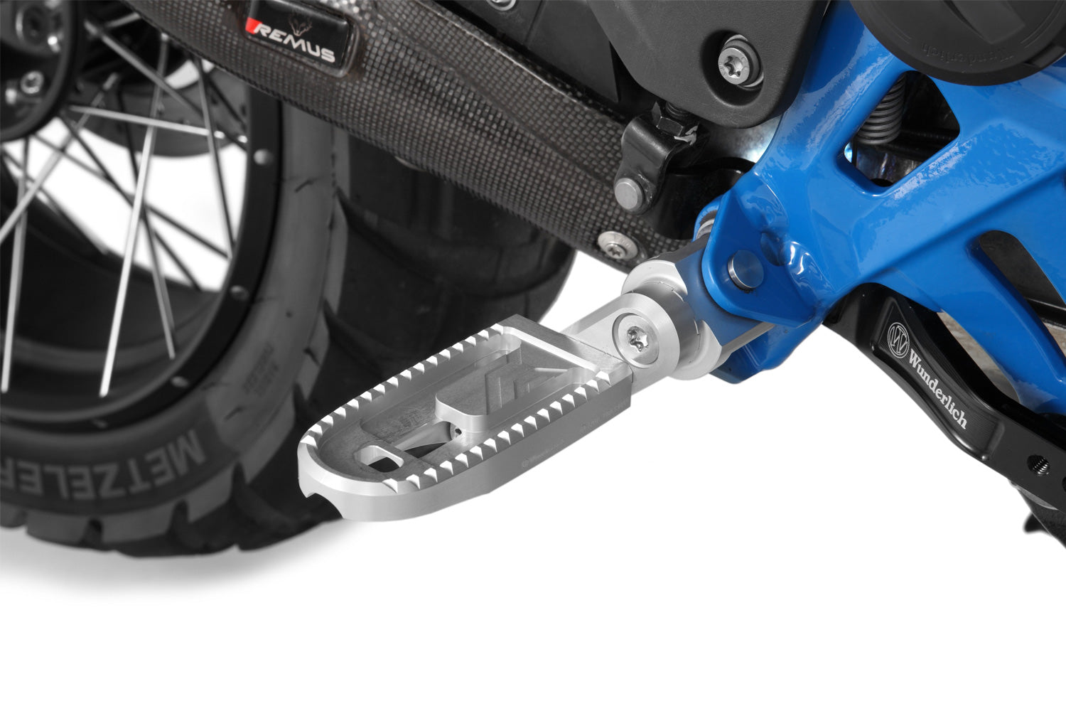 Wunderlich Vario Adapter Evo1 Pair 23mm | Black | BMW R nineT -   Pyramid Motorcycle Accessories