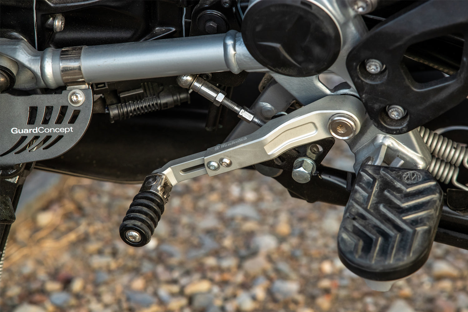 Wunderlich Footrest Pad Set | Black -   Pyramid Motorcycle Accessories