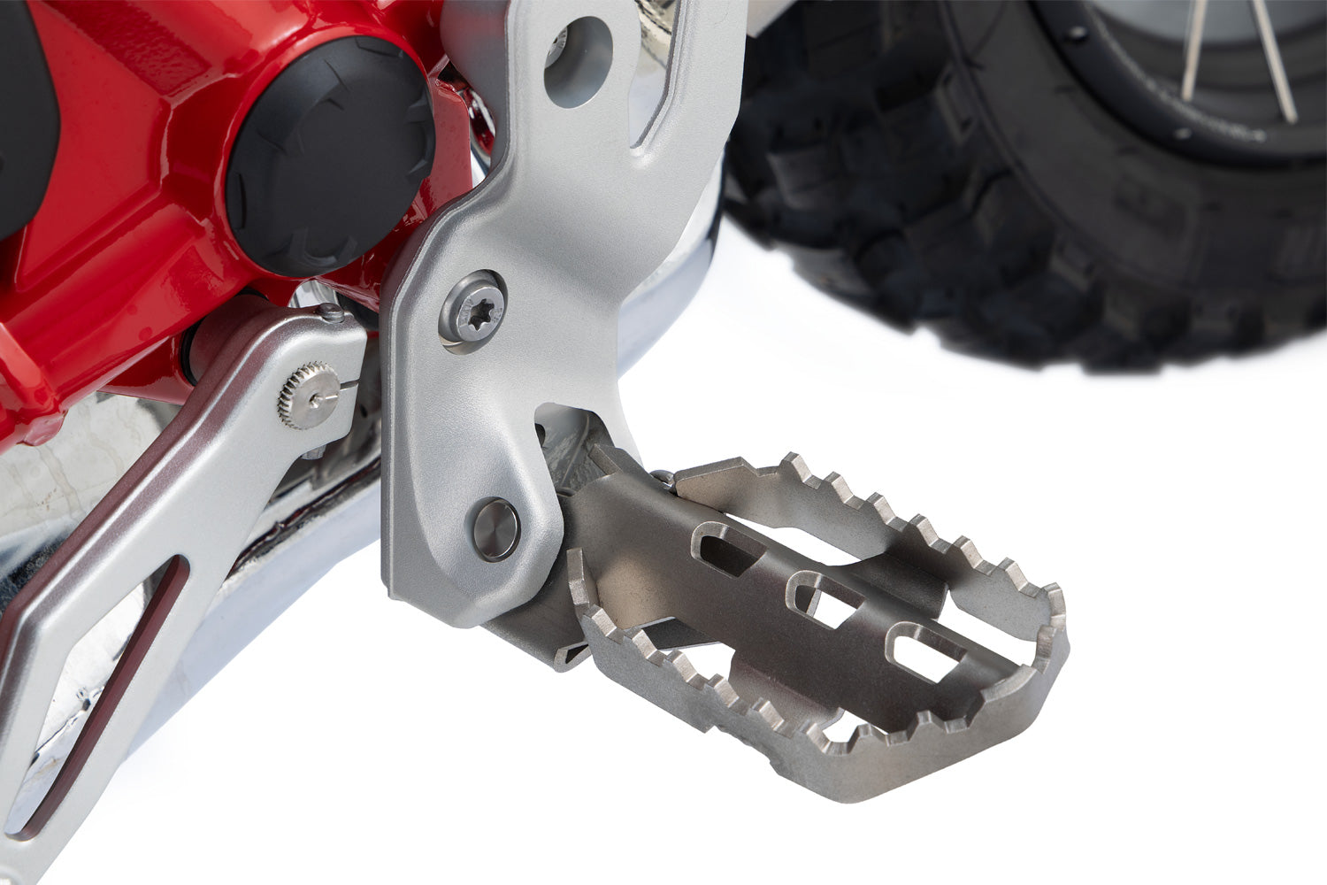 Wunderlich Ultimate Footpegs Set | Silver -   Pyramid Motorcycle Accessories