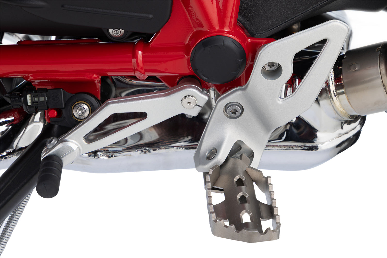Wunderlich Ultimate Footpegs Set | Silver -   Pyramid Motorcycle Accessories