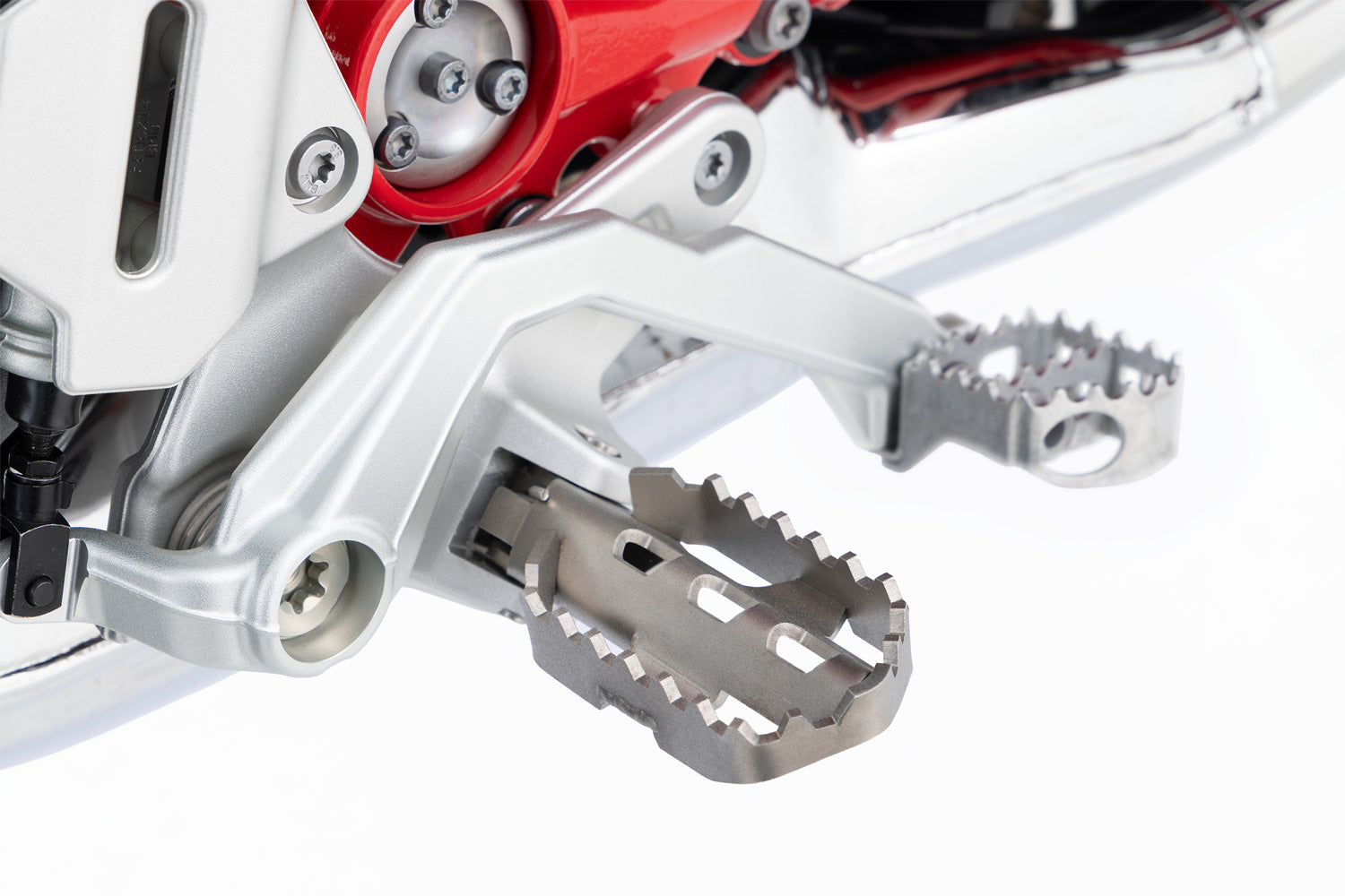 Wunderlich Ultimate Footpegs Set | Silver -   Pyramid Motorcycle Accessories