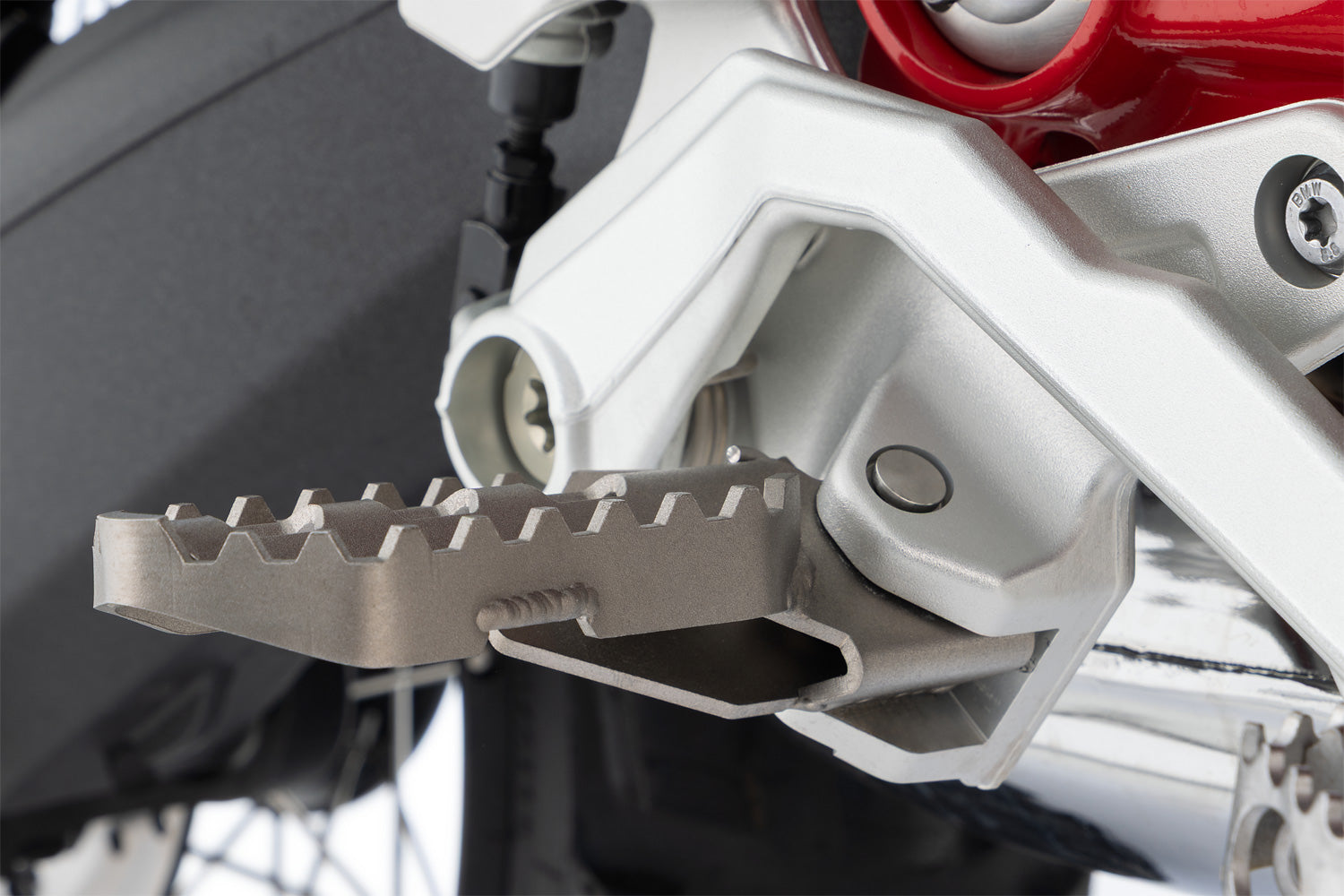 Wunderlich Ultimate Footpegs Set | Silver -   Pyramid Motorcycle Accessories