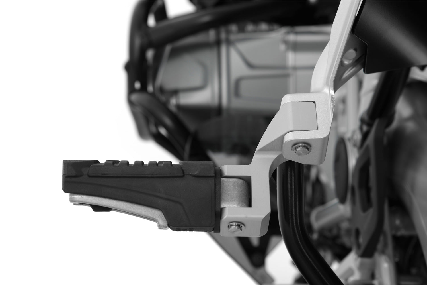 Wunderlich Passenger Footrest Lowering Kit | Silver -   Pyramid Motorcycle Accessories