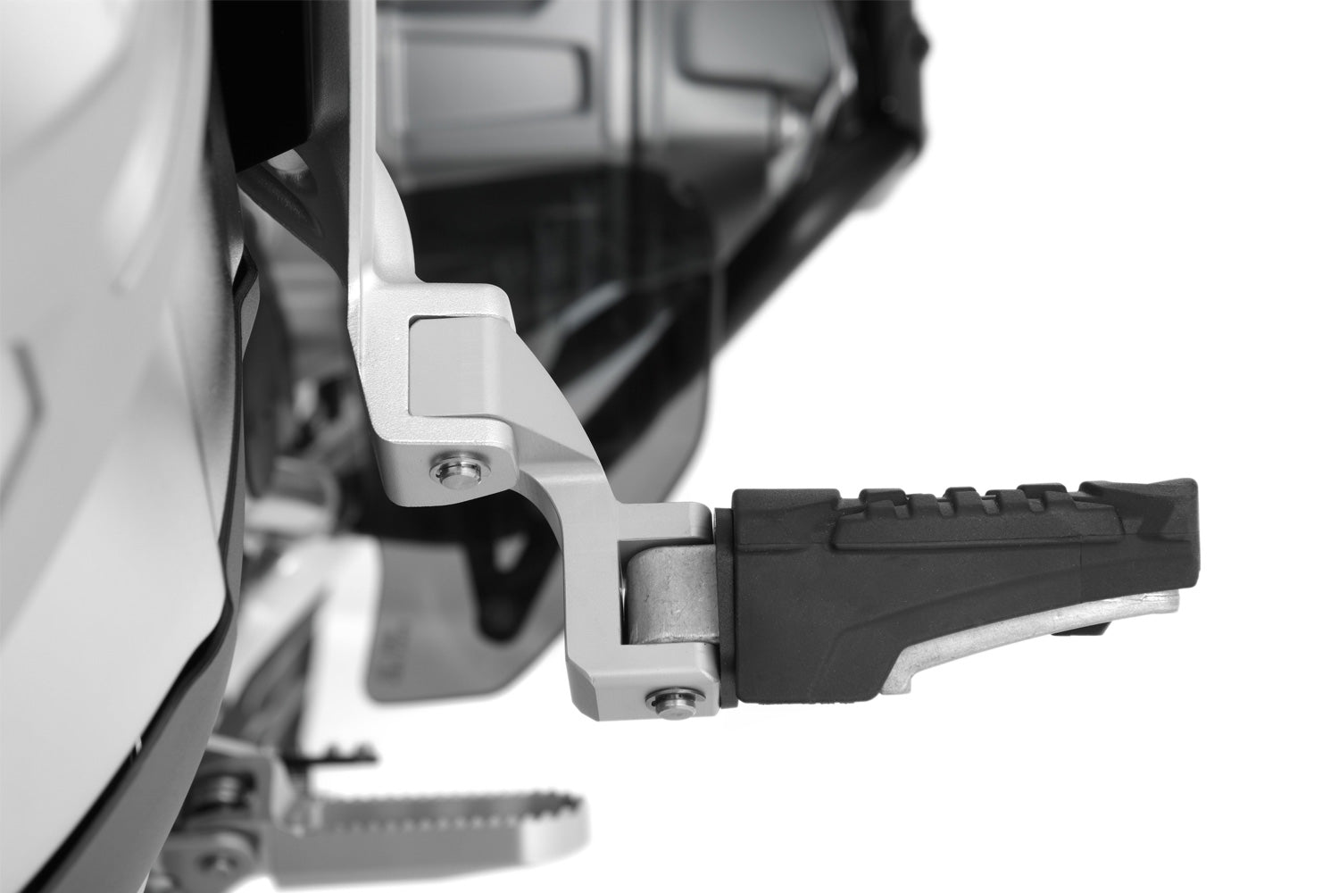 Wunderlich Passenger Footrest Lowering Kit | Silver -   Pyramid Motorcycle Accessories