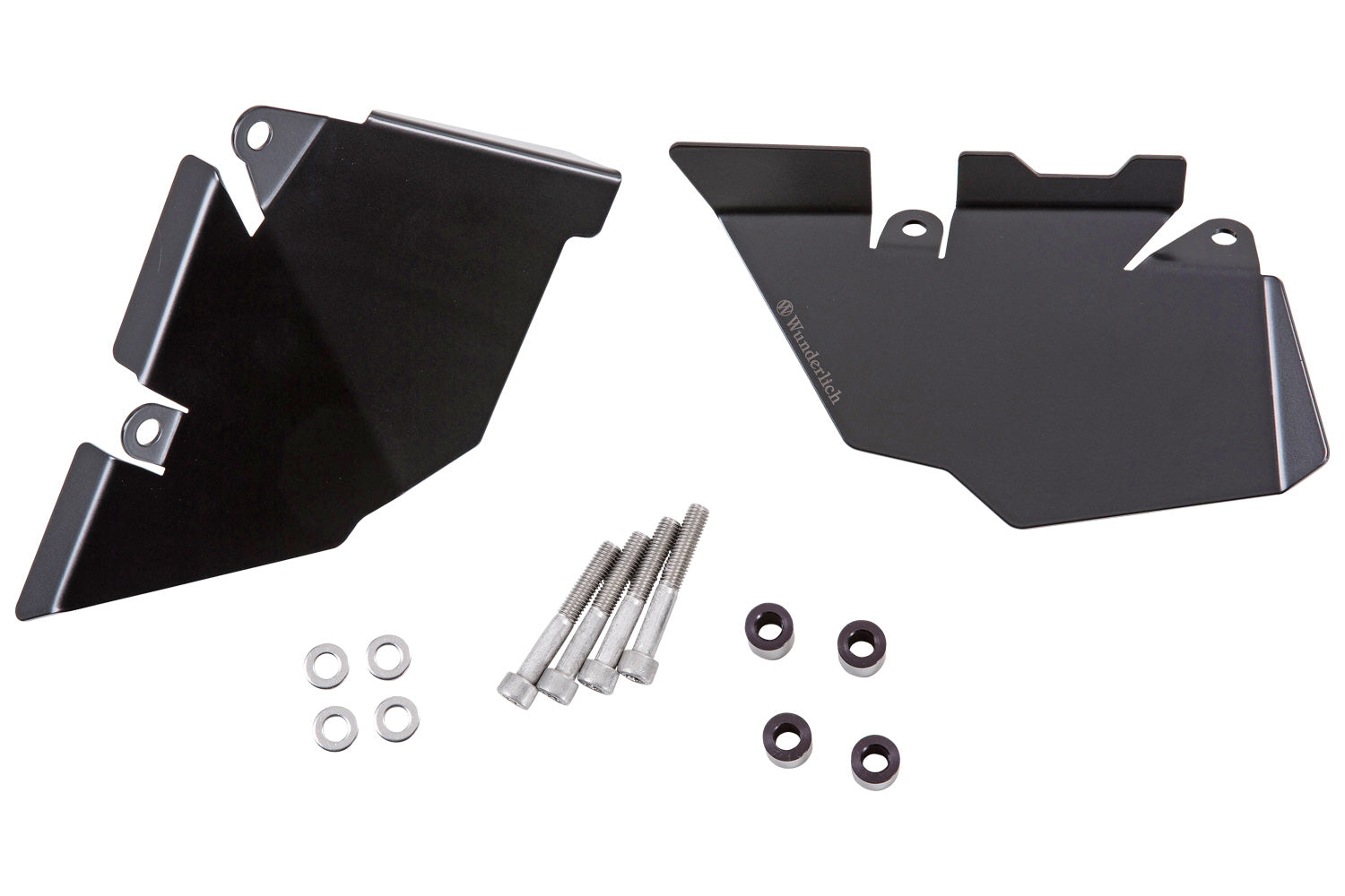 Wunderlich Protective Cover Set For Clutch, Alternator and Water Pump | Black -   Pyramid Motorcycle Accessories