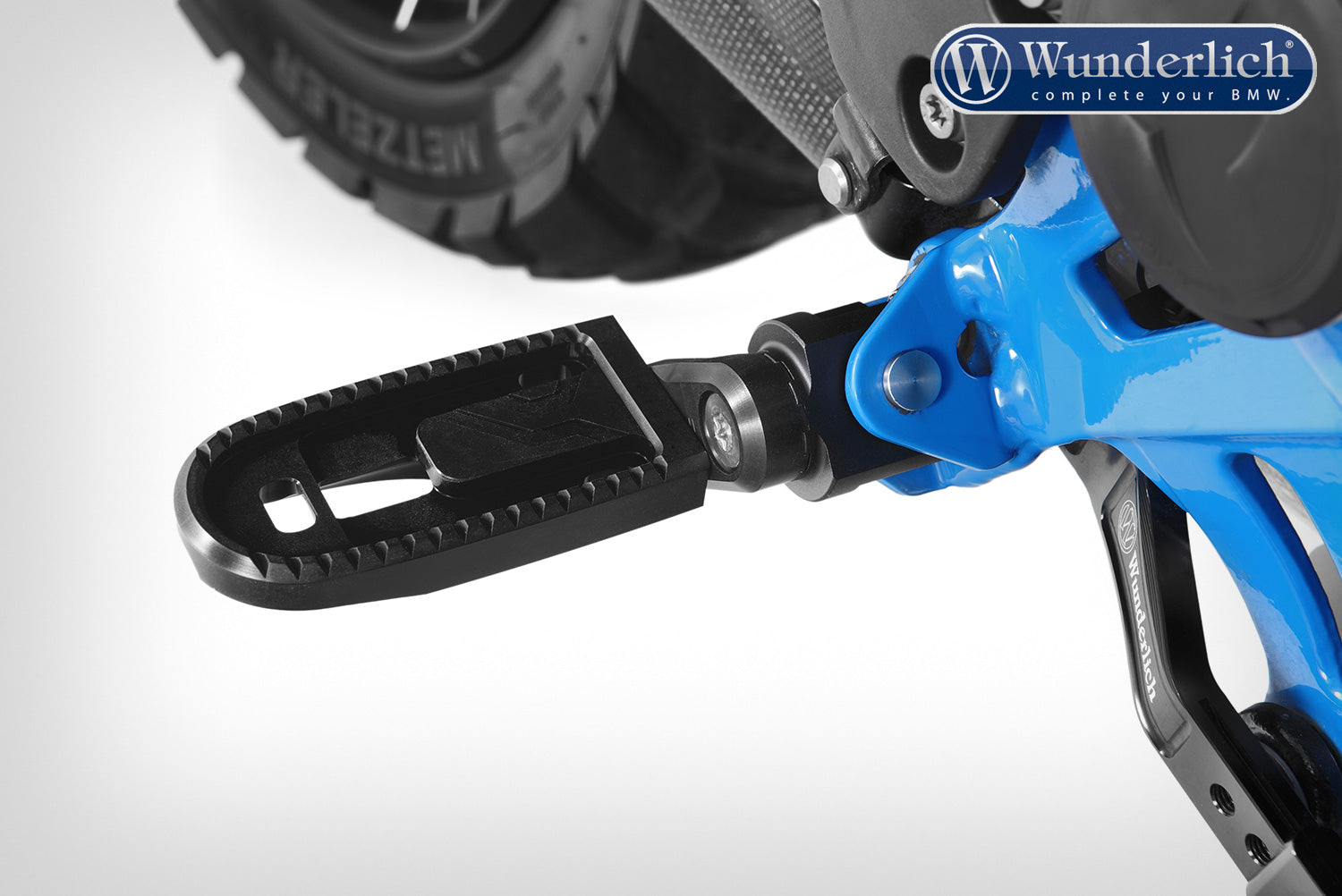 Wunderlich Vario Joint Rider Evo1 Pair | Black | BMW K 1200 R Sport -   Pyramid Motorcycle Accessories