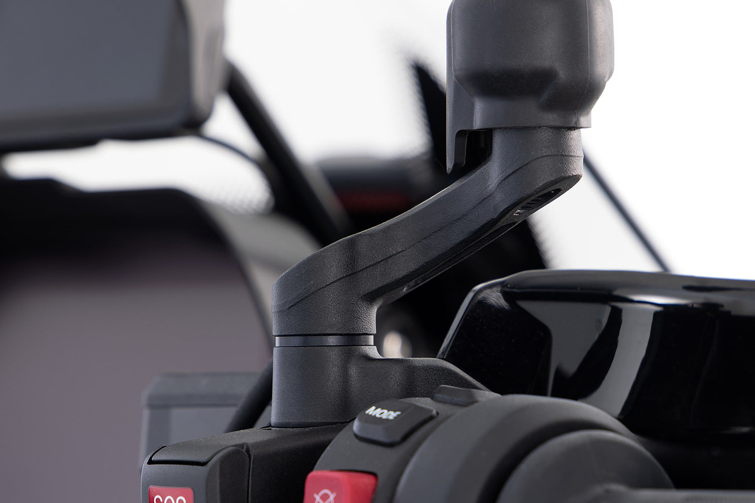 Wunderlich Mirror Adapter Up + Wide Set | Black | BMW C 400 X -   Pyramid Motorcycle Accessories