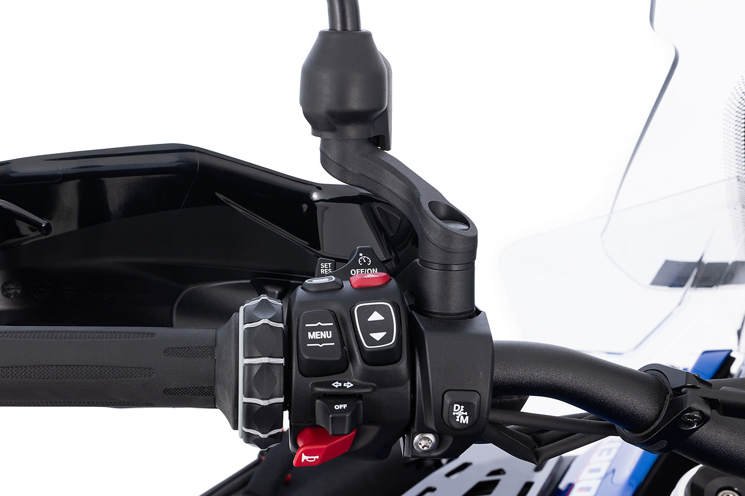 Wunderlich Mirror Adapter Up + Wide Set | Black | BMW C 400 X -   Pyramid Motorcycle Accessories