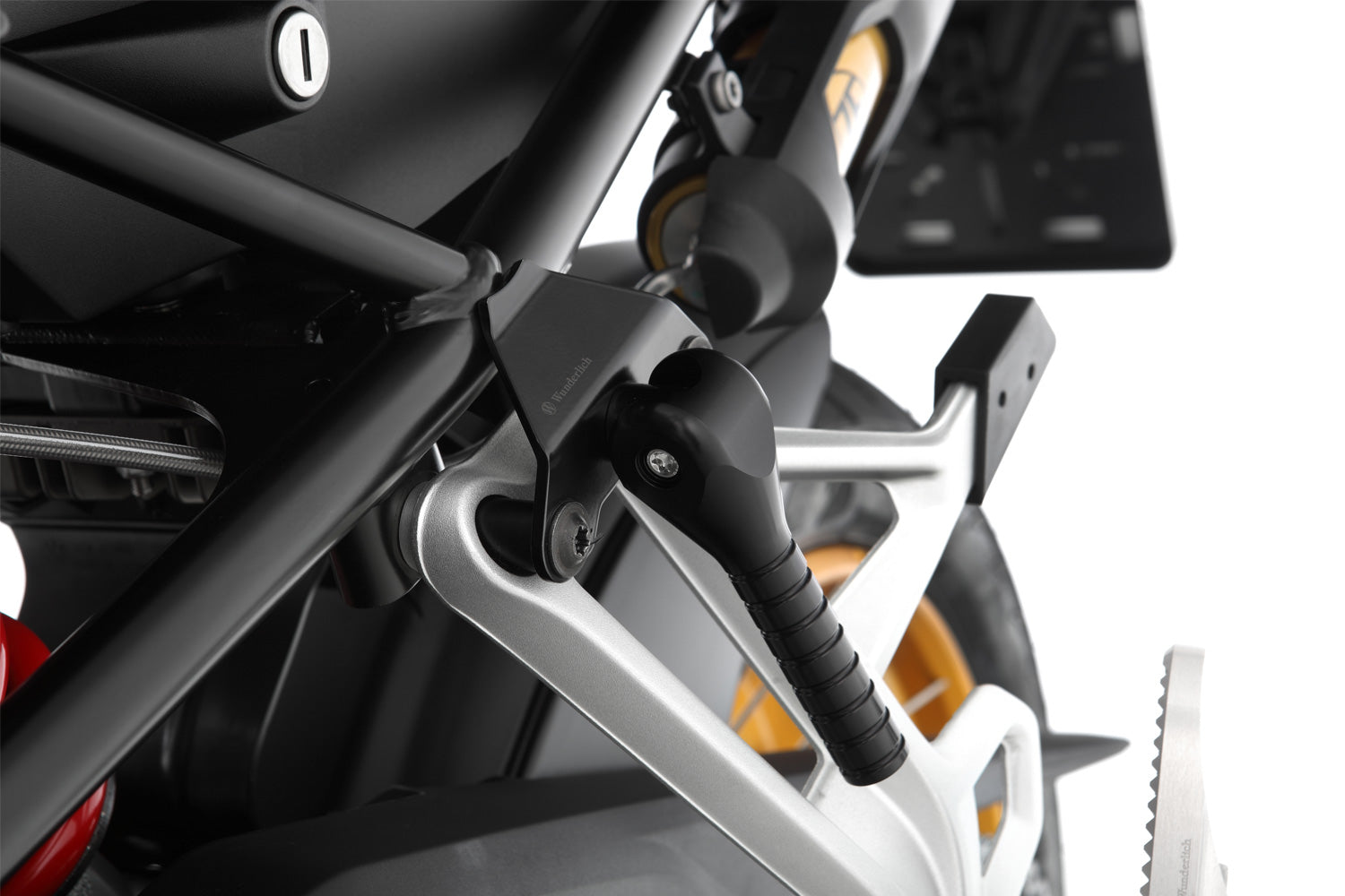 Wunderlich Fold-Away Lifting Handle | Black | BMW F 900 GS -   Pyramid Motorcycle Accessories