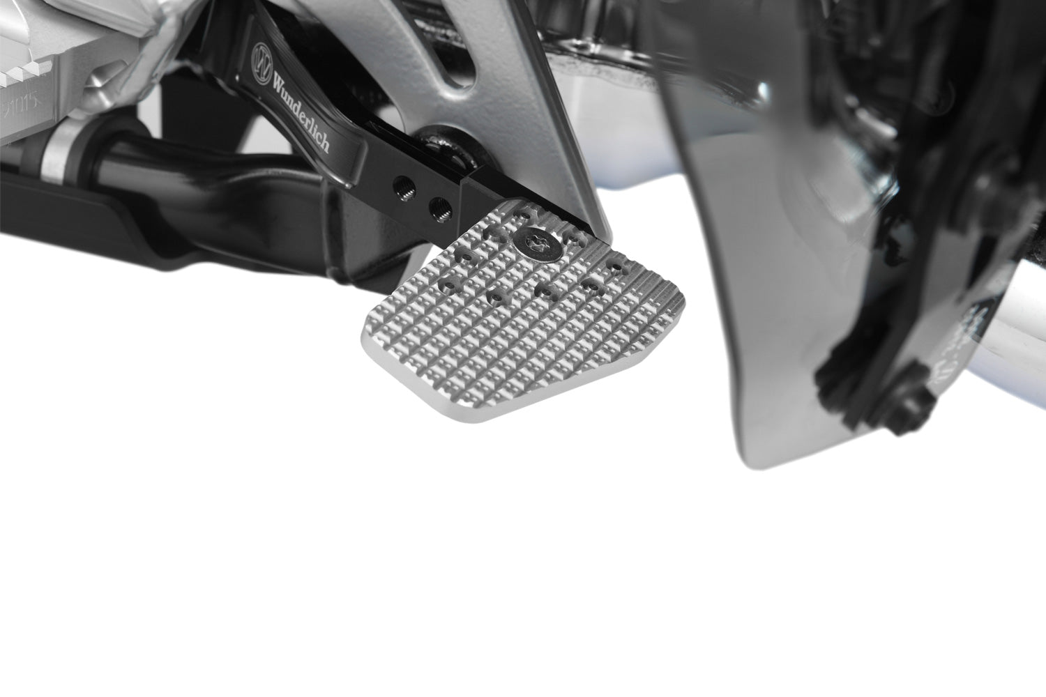 Wunderlich Foot Brake Lever Width Extension | Silver -   Pyramid Motorcycle Accessories