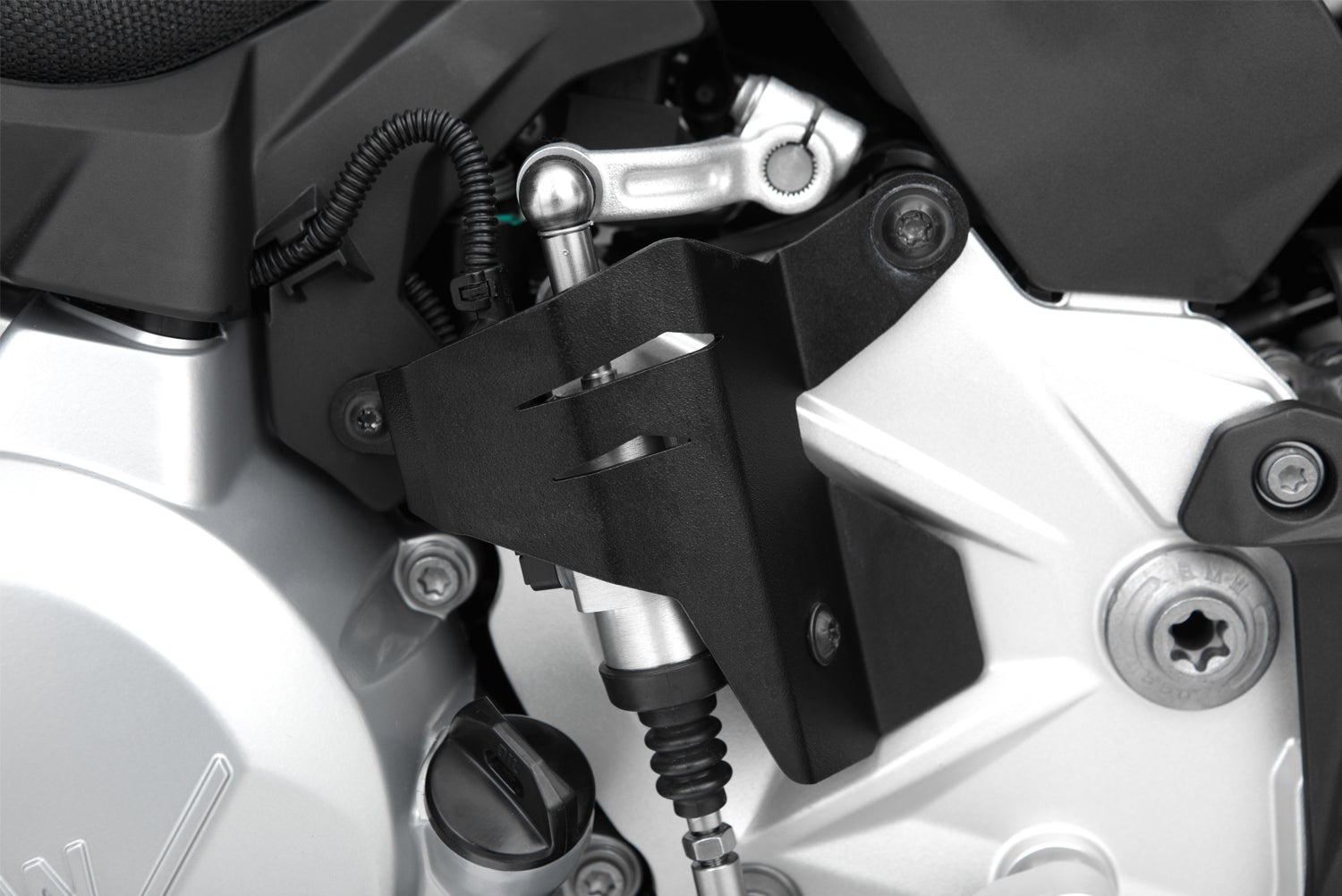 Wunderlich Protection For Quick Shifter | Black | BMW F 900 XR -   Pyramid Motorcycle Accessories