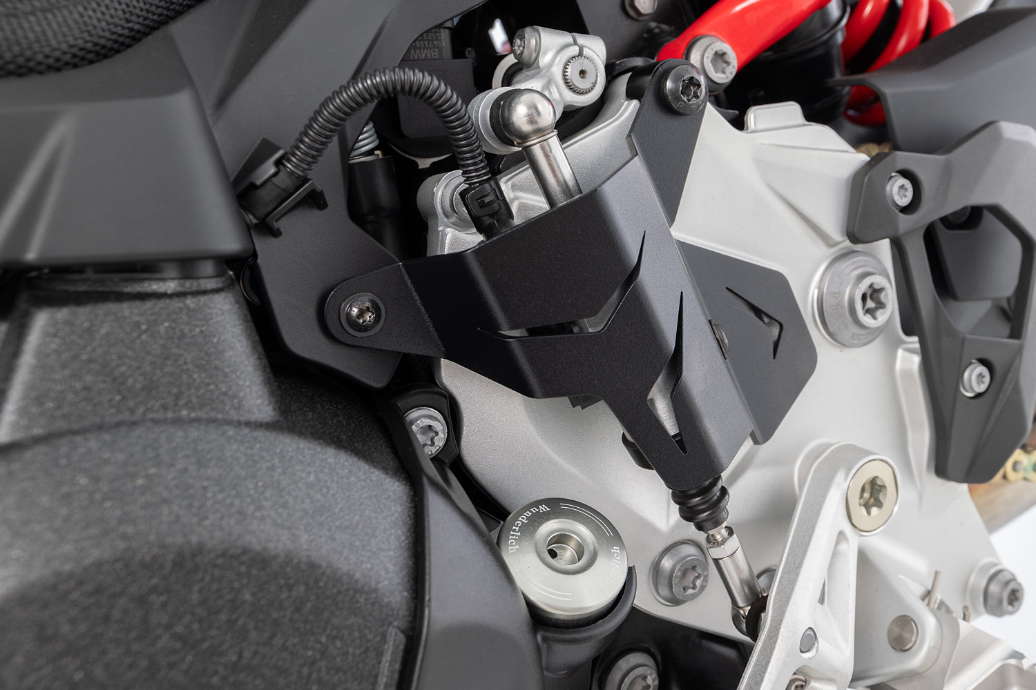 Wunderlich Protection For The Quick Shifter | Black -   Pyramid Motorcycle Accessories