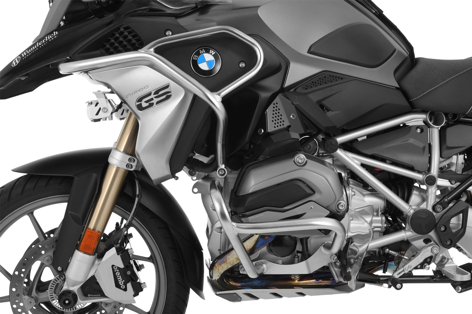 Wunderlich Engine Protection Bar | Chromed -   Pyramid Motorcycle Accessories