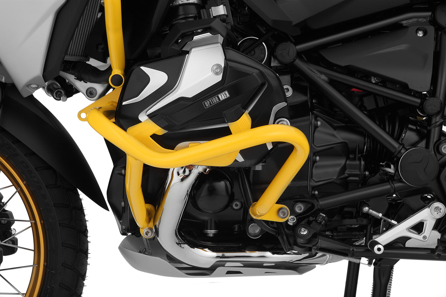 Wunderlich Engine Protection Bar | R 1250 GS | Yellow -   Pyramid Motorcycle Accessories