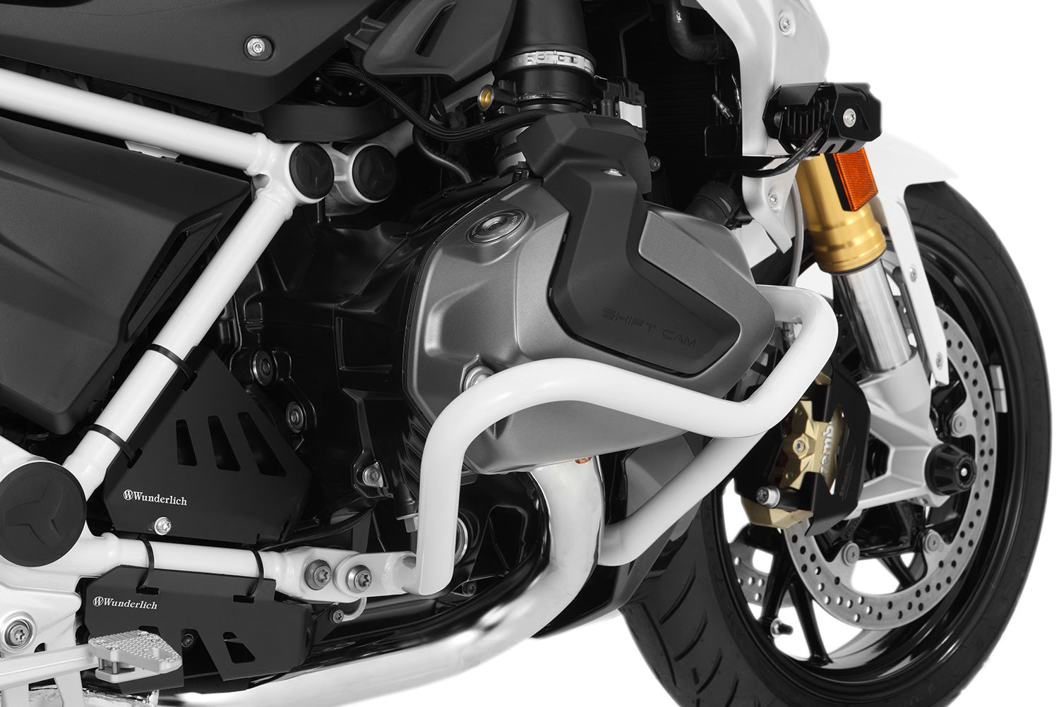 Wunderlich Engine Protection Bar | R 1250 RT | Silver -   Pyramid Motorcycle Accessories